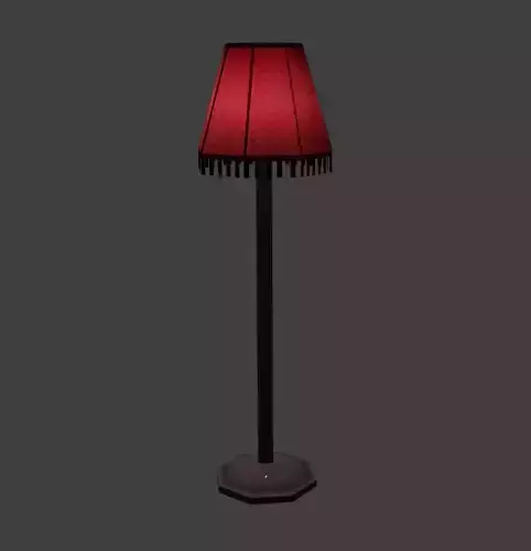 Lowpoly Stand Lamp