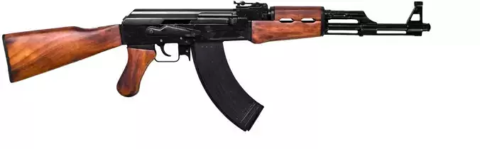 Ak47 best 3d model for your business Low-poly 3D model