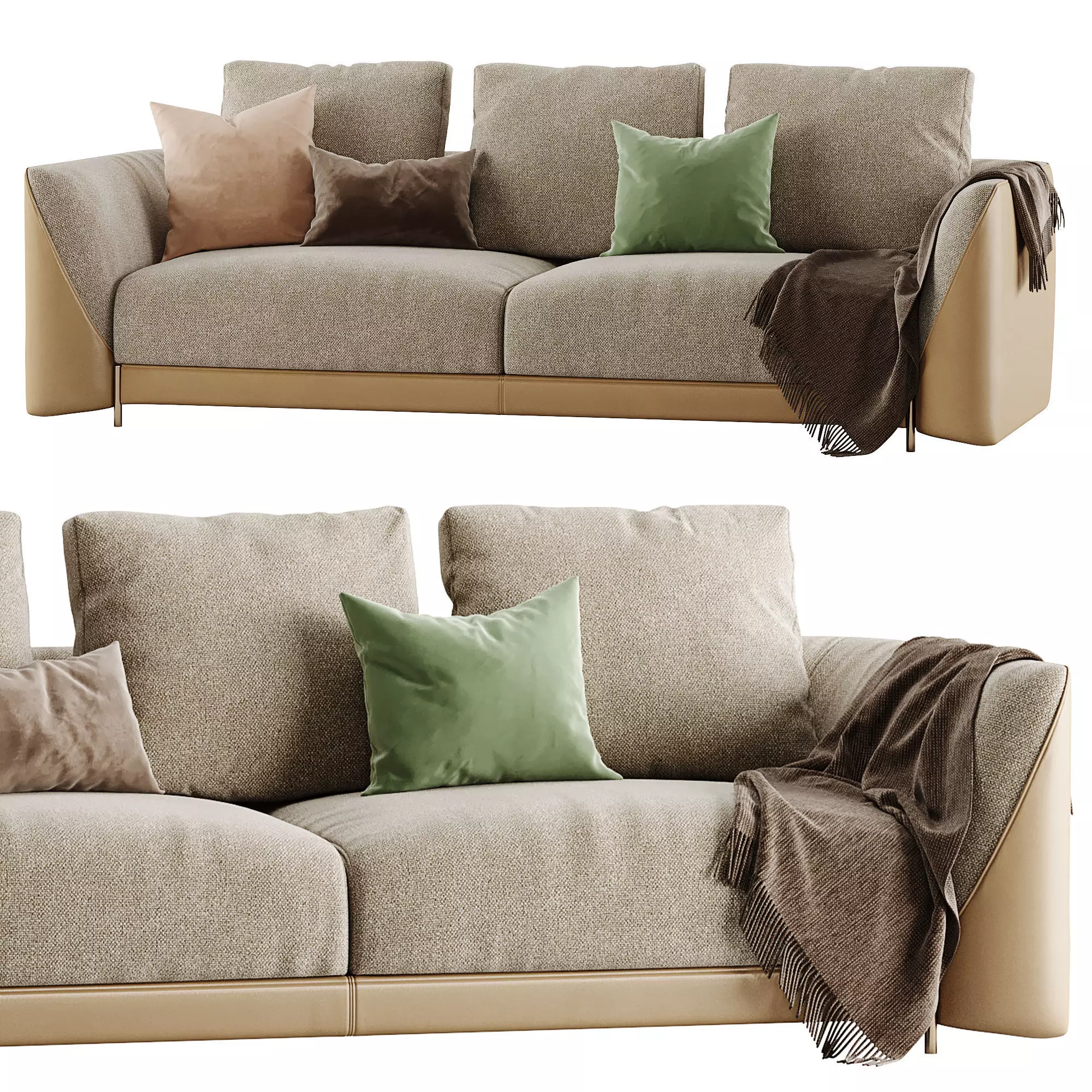 Joel Sofa by Turri 3D model_0