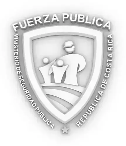 Escudo Policia Publica Costa Rica 3D print model
