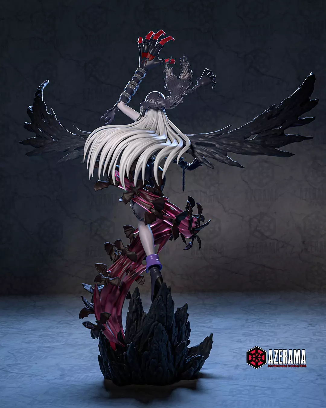 LadyDevimon STL Ready for 3D Printing 3D print model_6