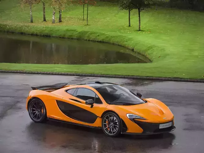 MCLAREN P1 RIGGED 3D model