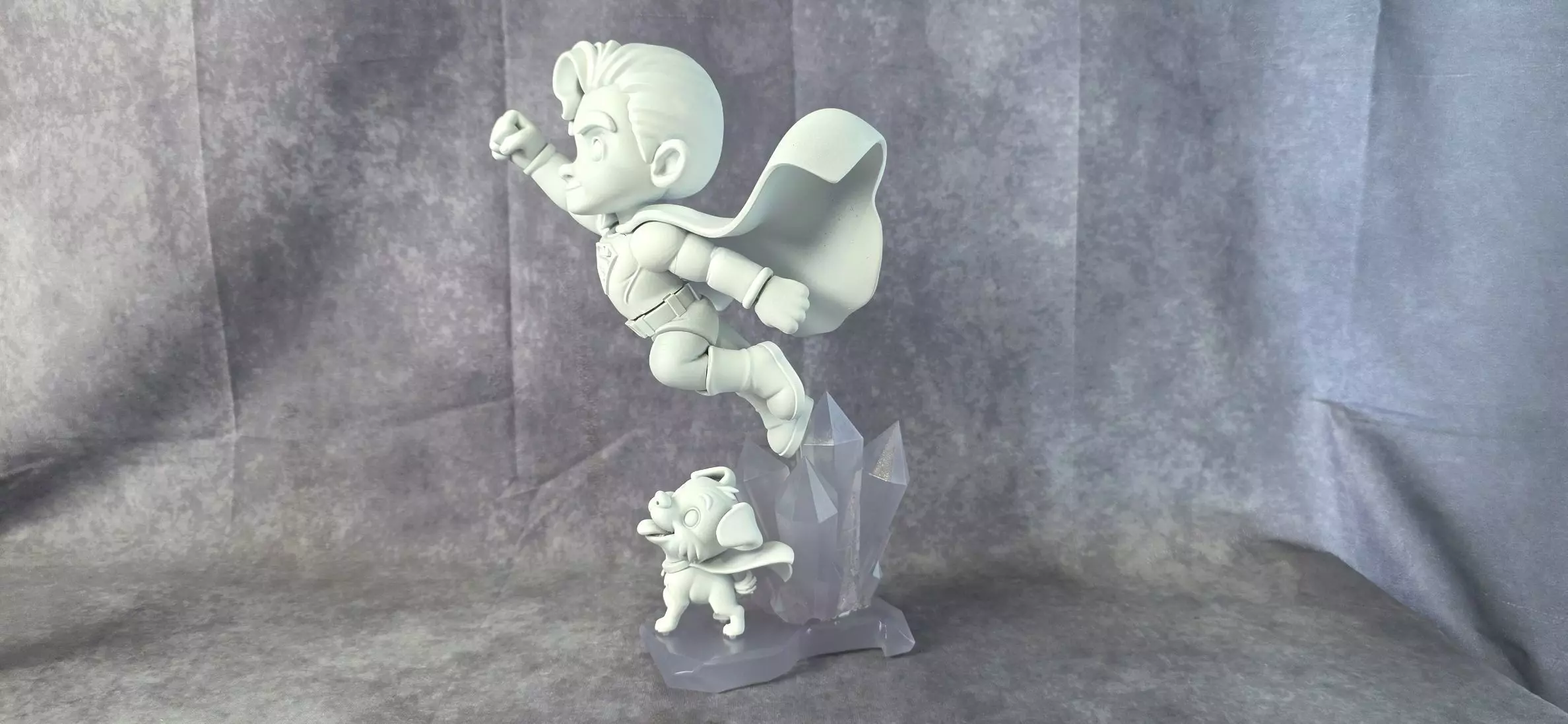 Superman et krypto DC comic 3D print model_4