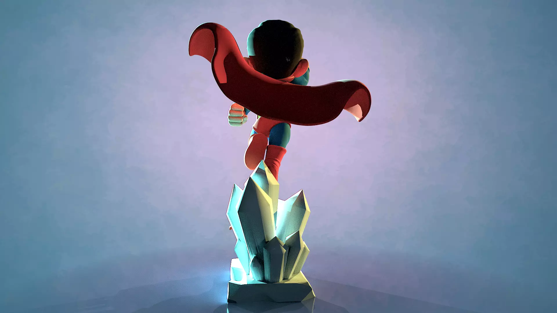 Superman et krypto DC comic 3D print model_16