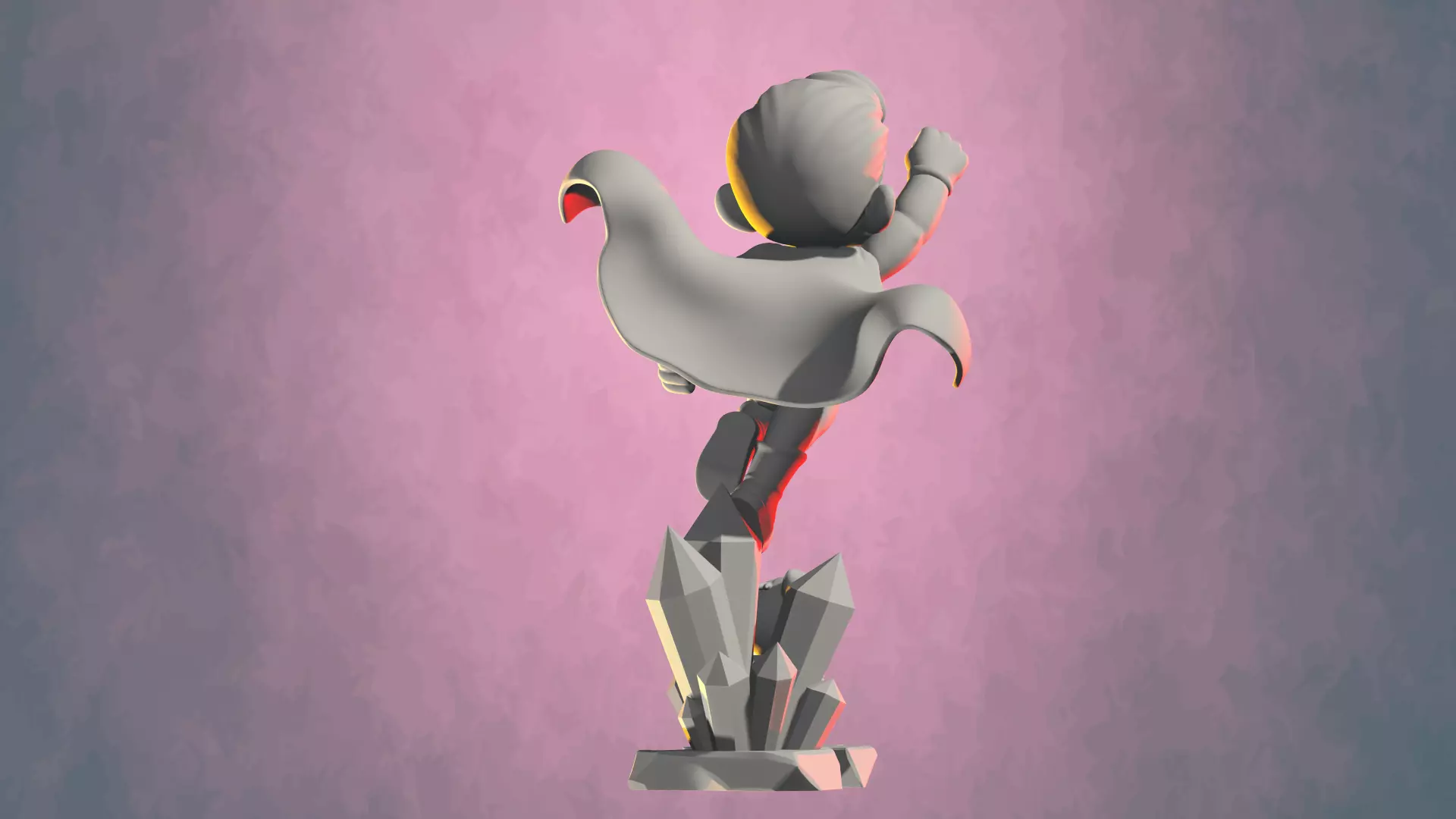 Superman et krypto DC comic 3D print model_11