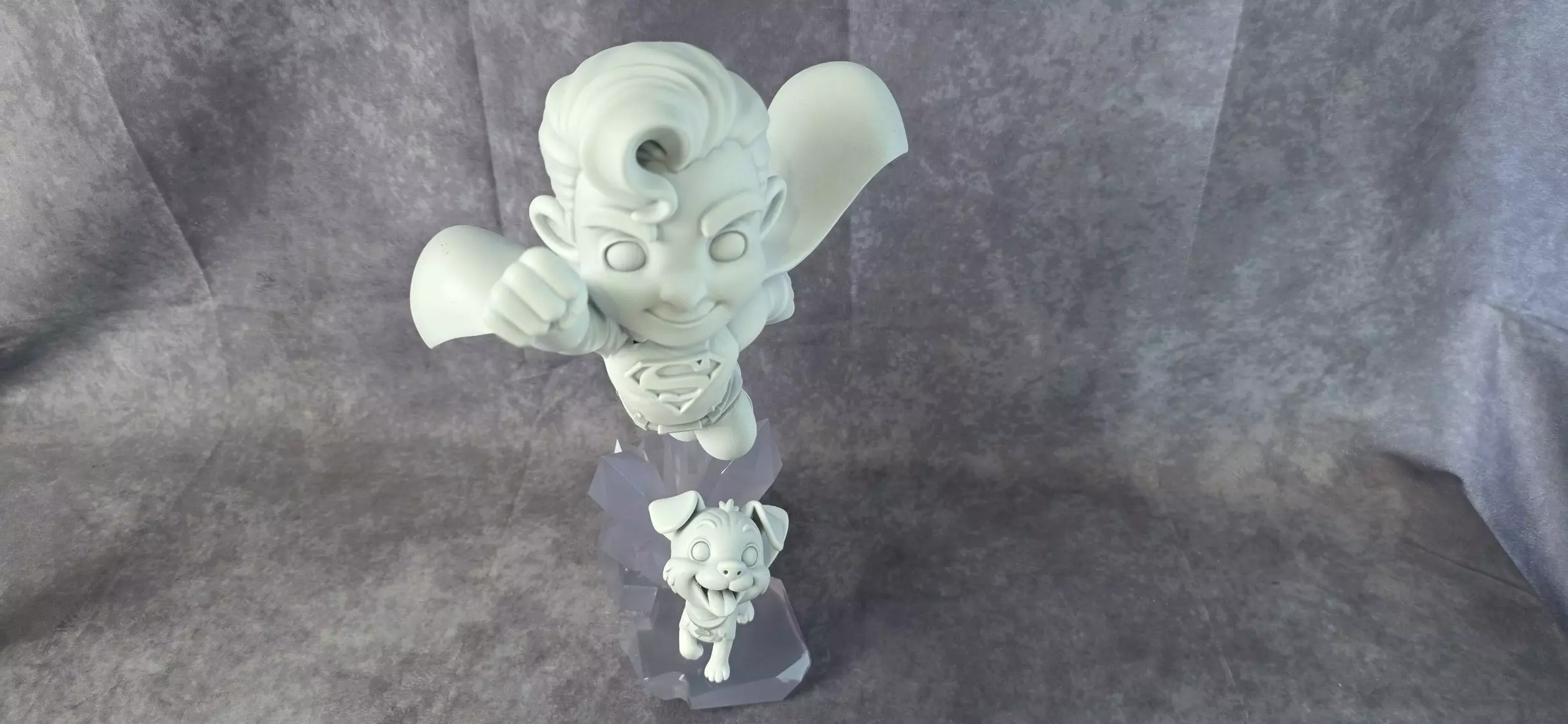 Superman et krypto DC comic 3D print model_5
