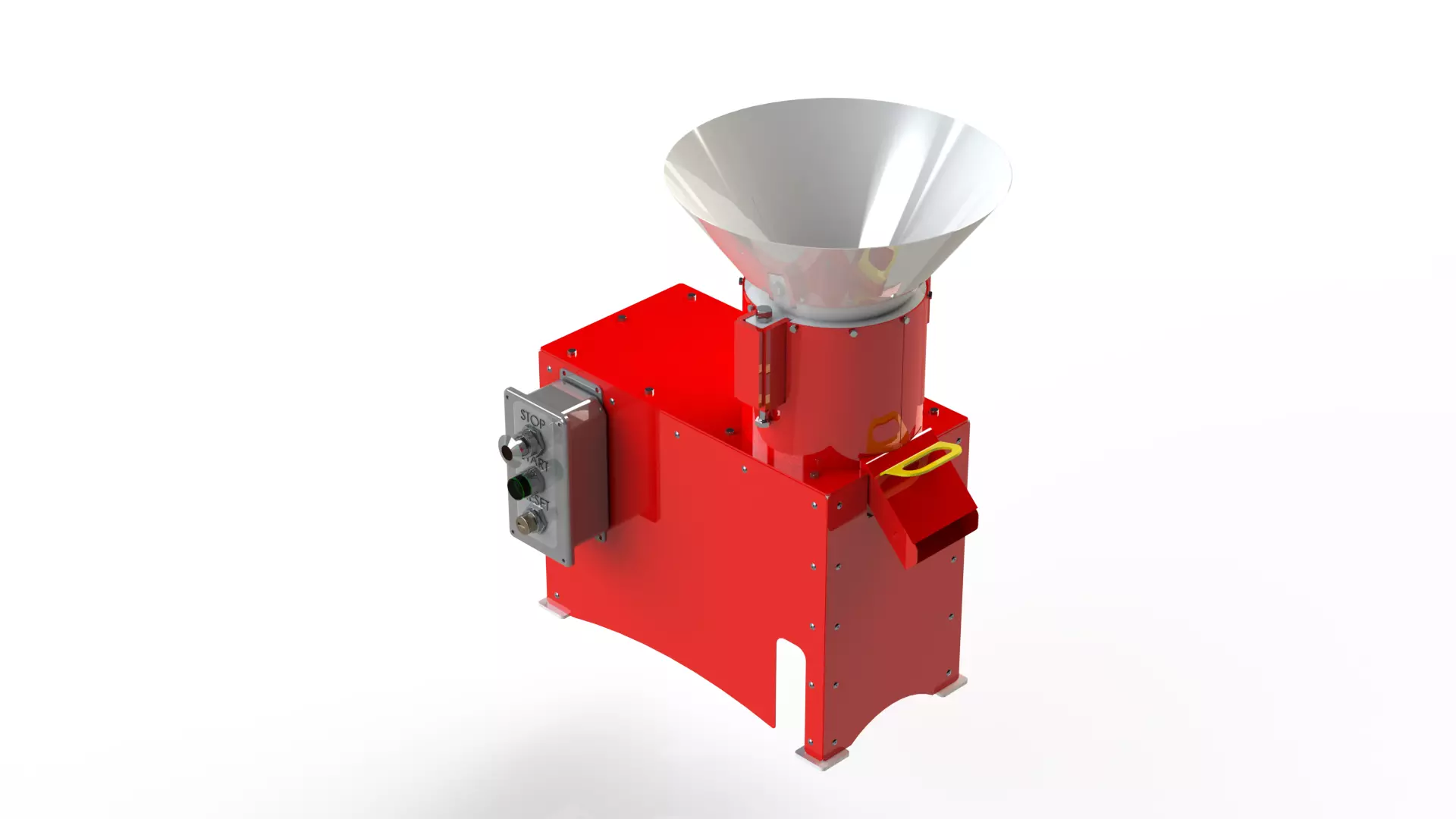 WG 4001 - STL Feed pelletizer - Granulator 3D model_5