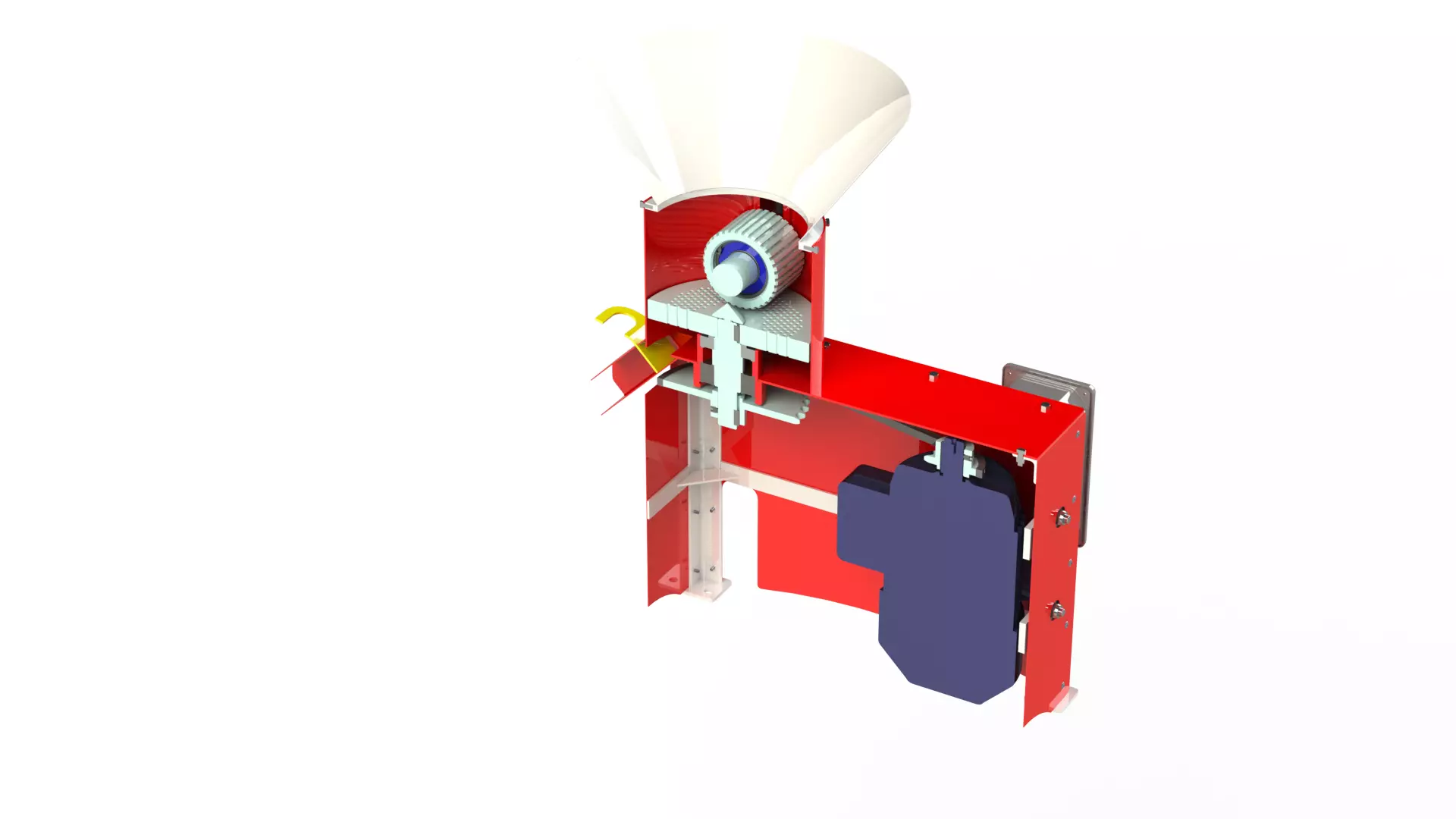 WG 4001 - STL Feed pelletizer - Granulator 3D model_0