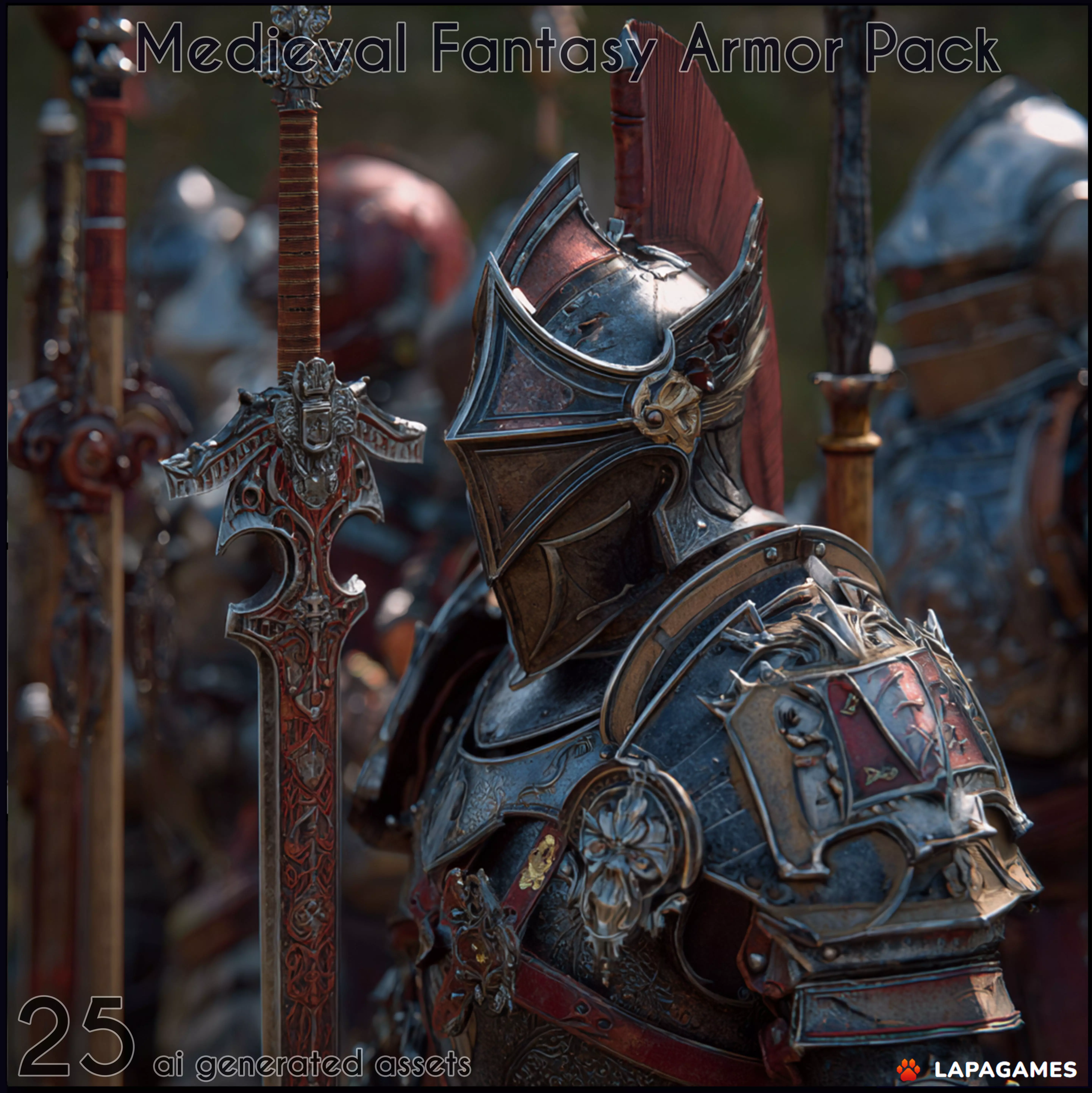 Medieval Fantasy Armor Pack 3D model