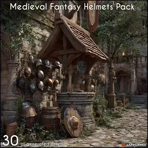 Medieval Fantasy Helmets Pack