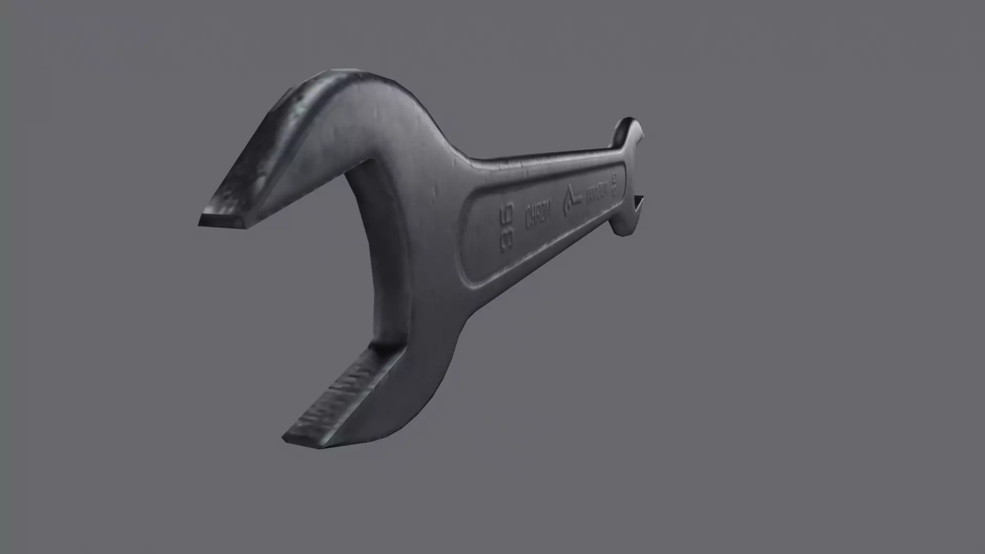 Worn Wrench 36 32 Low-poly 3D model_4