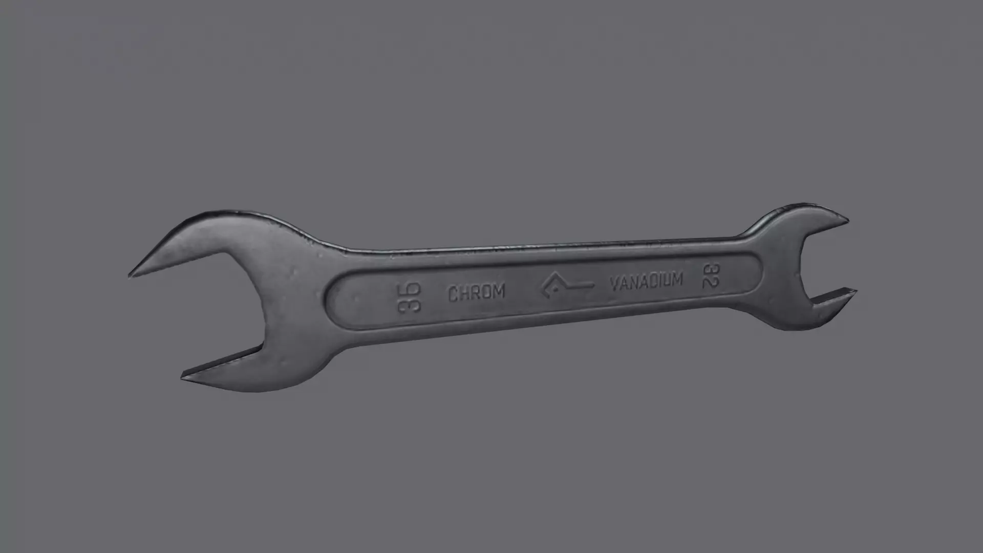 Worn Wrench 36 32 Low-poly 3D model_0