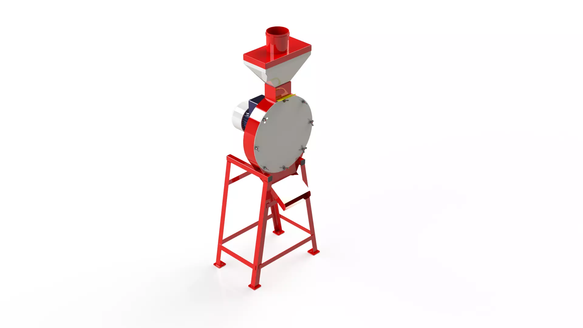 WG 4002 - STL Grain crusher - scrapper - 1 kW 3D model_12