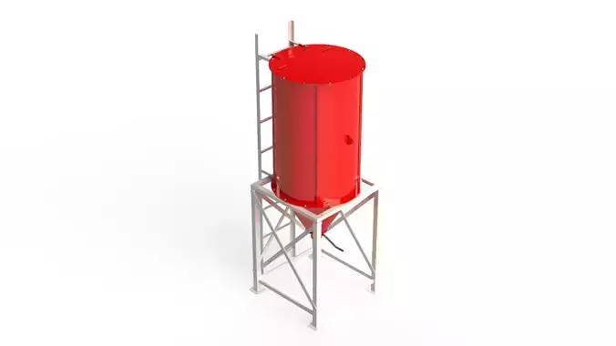 WG 4006 - Grain silo - 1 3D model