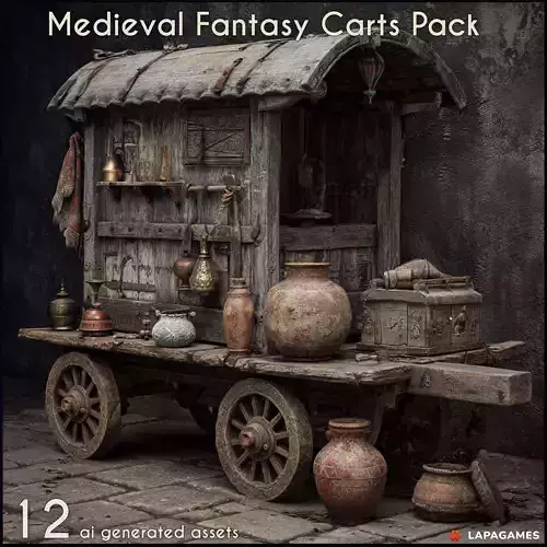 Medieval Fantasy Carts Pack