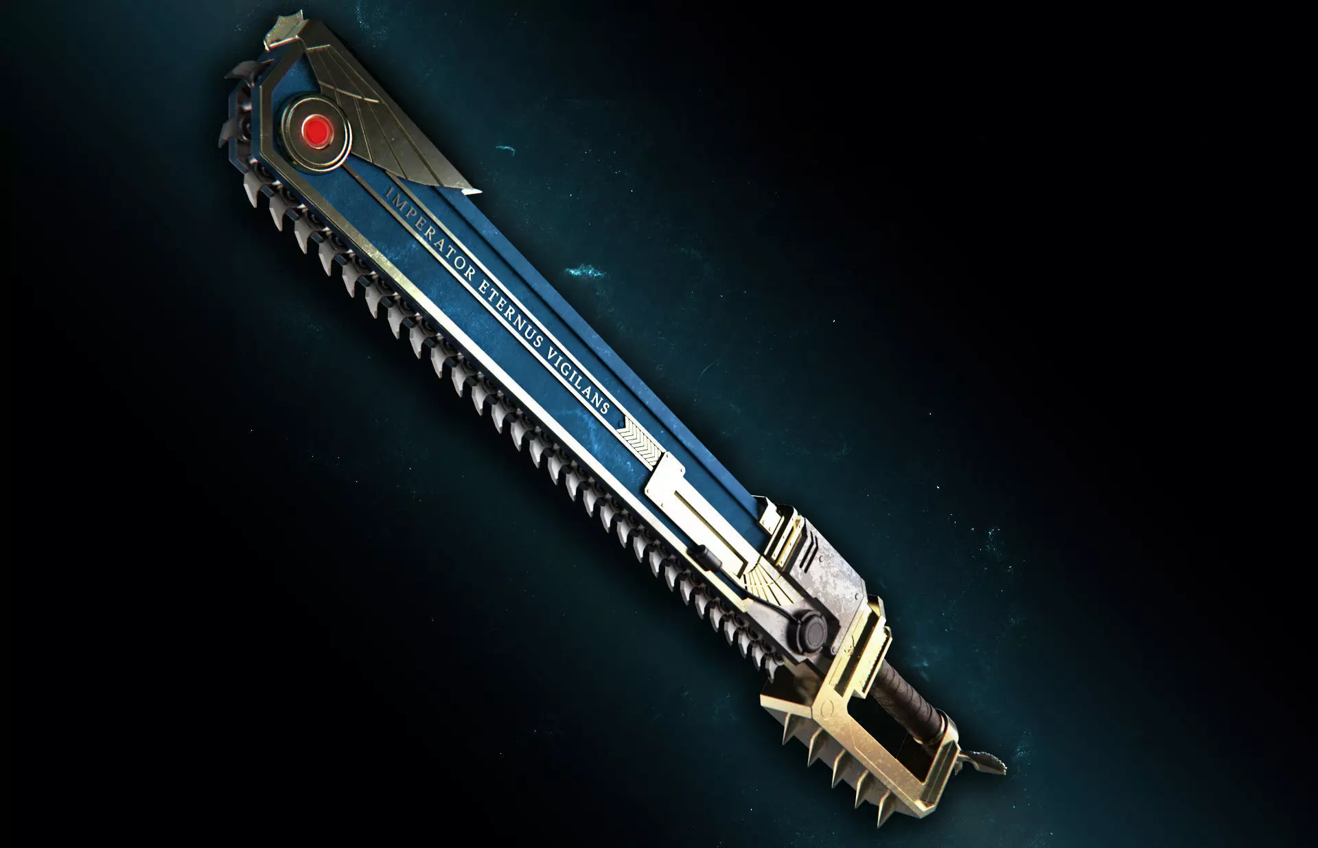 Chainsword imperial 3D print model_0