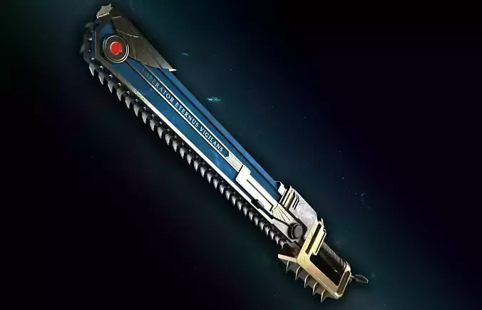 Chainsword imperial 3D print model