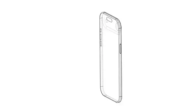 Apple Iphone 17 Air 3D model exact dimensions