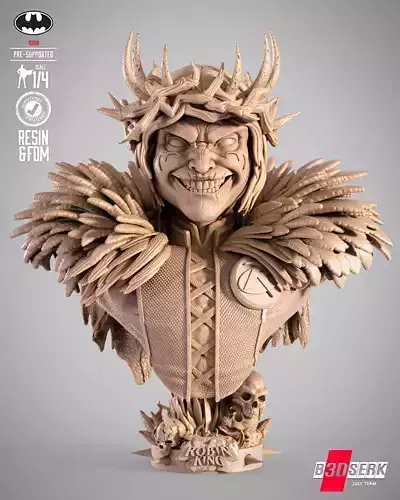 B3DSERK Robin King Portrait Bust
