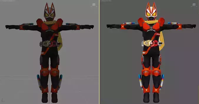 Kamen Rider Geats Boost Fever 3D model