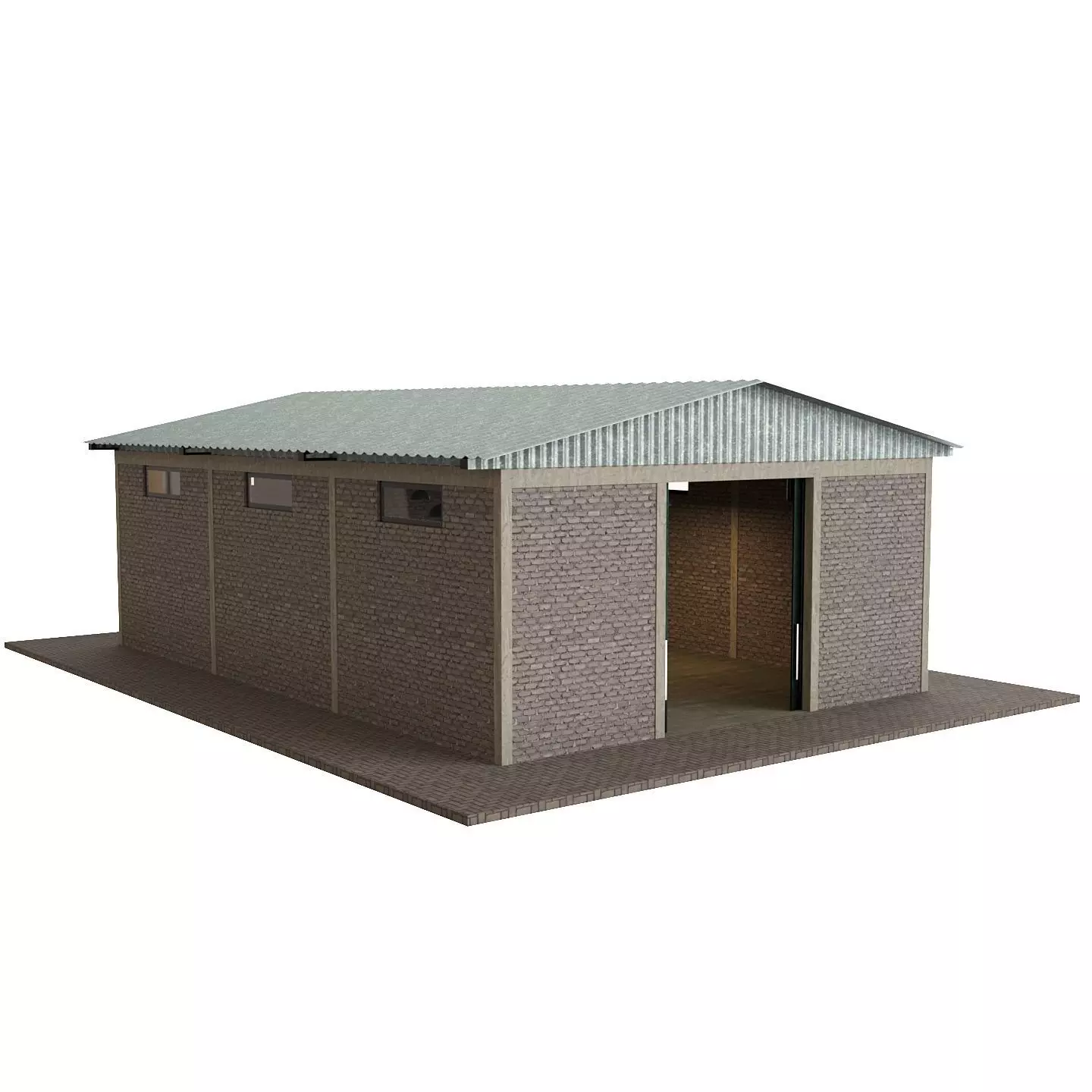 Warehouse Model 3D model_3