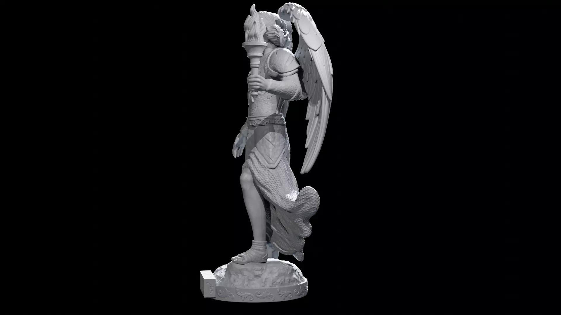 Archangel Uriel 3D print model_5