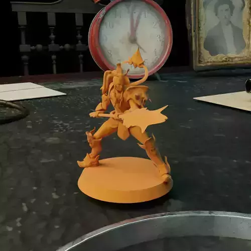 Erlang Shen Miniature for DnD and Tabletop RPGs 3D print model