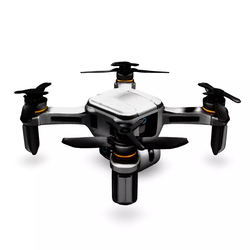 Realistic Quadcopter Drone 3D Model Low-poly 3D model_2
