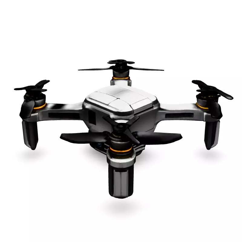 Realistic Quadcopter Drone 3D Model Low-poly 3D model_4