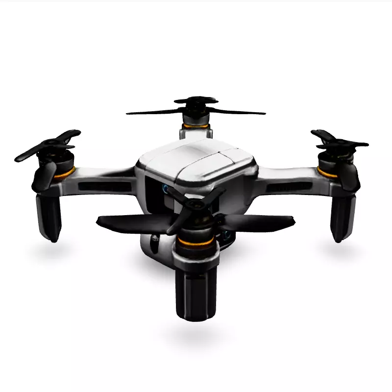 Realistic Quadcopter Drone 3D Model Low-poly 3D model_1