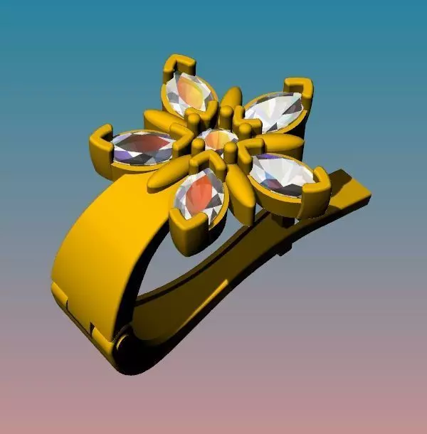 earrings 3D print model_0