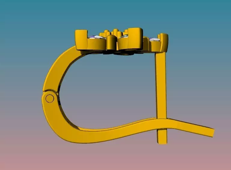 earrings 3D print model_1