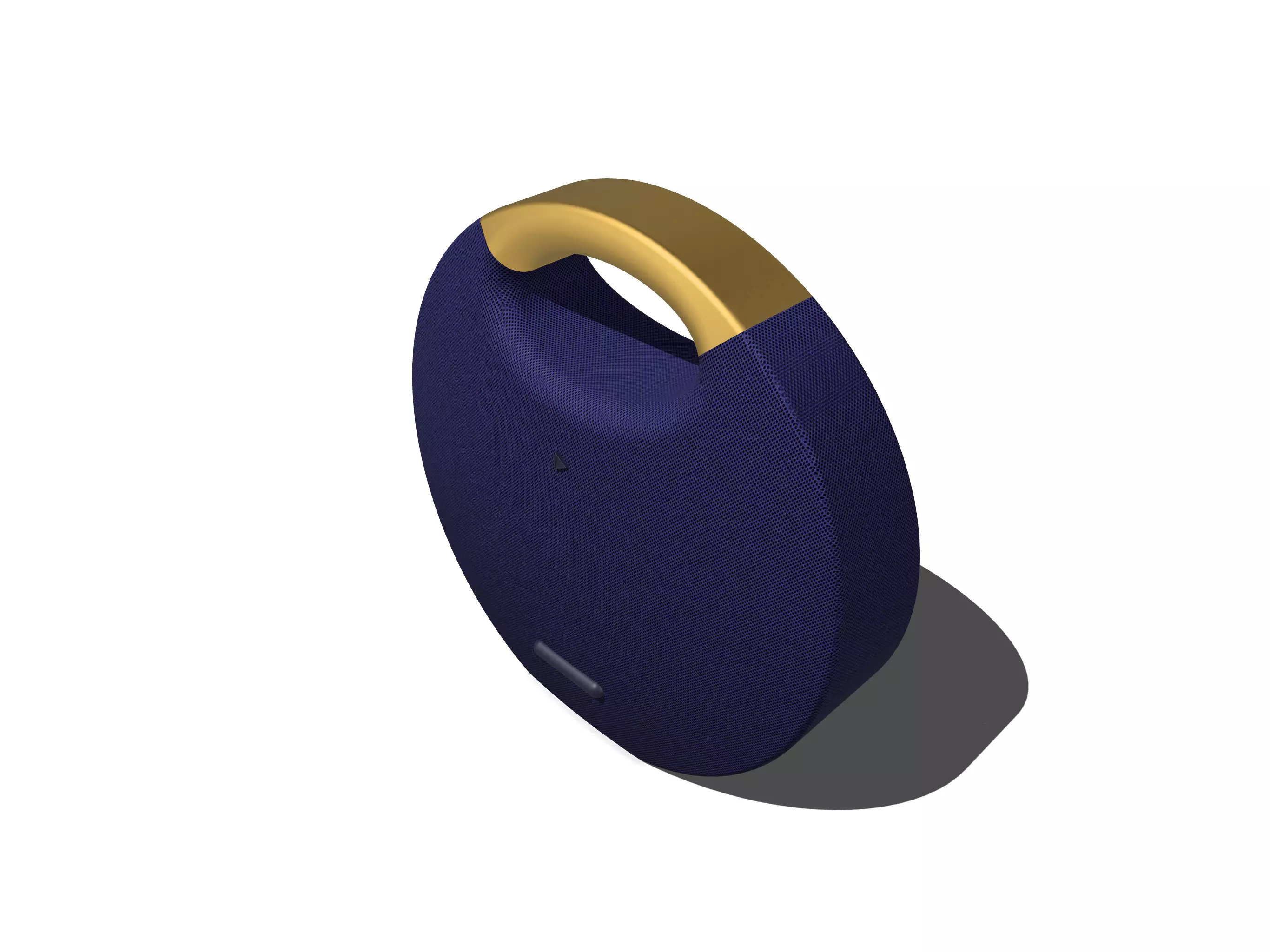 Portable Bluetooth Speaker 3D Model Modern Round Design 3D model_3