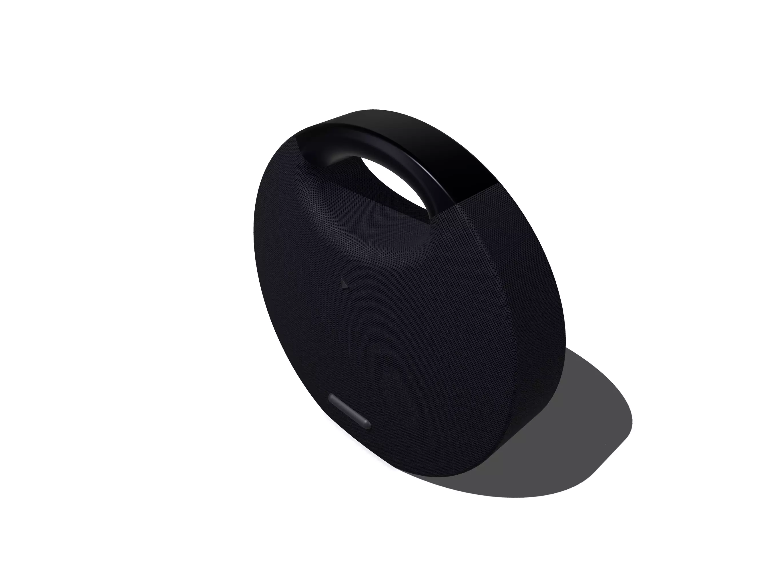 Portable Bluetooth Speaker 3D Model Modern Round Design 3D model_5