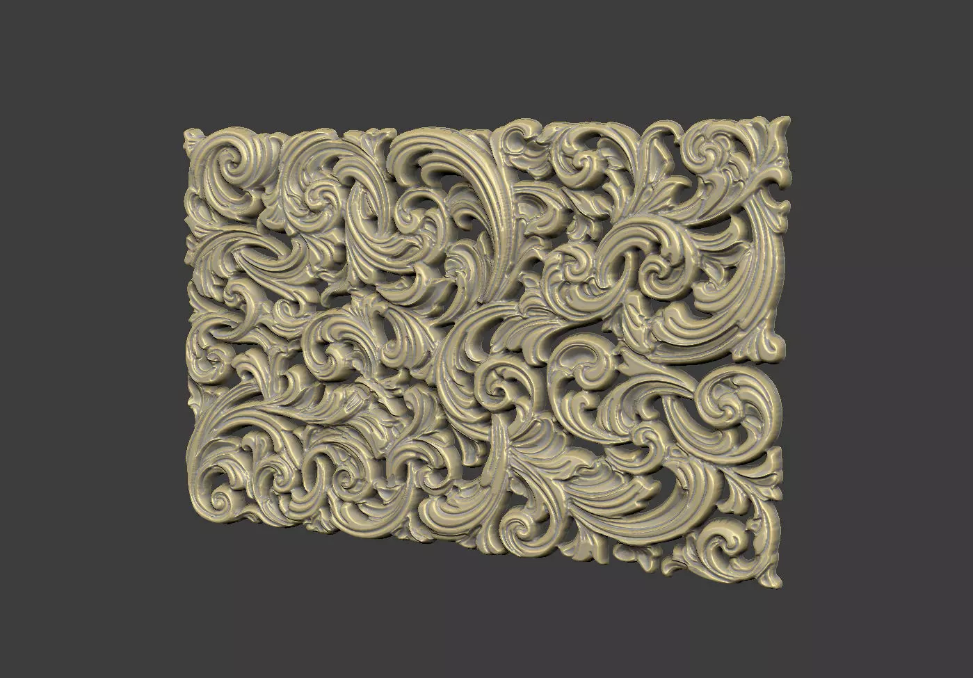 The luxury relief gothic design 3D print model