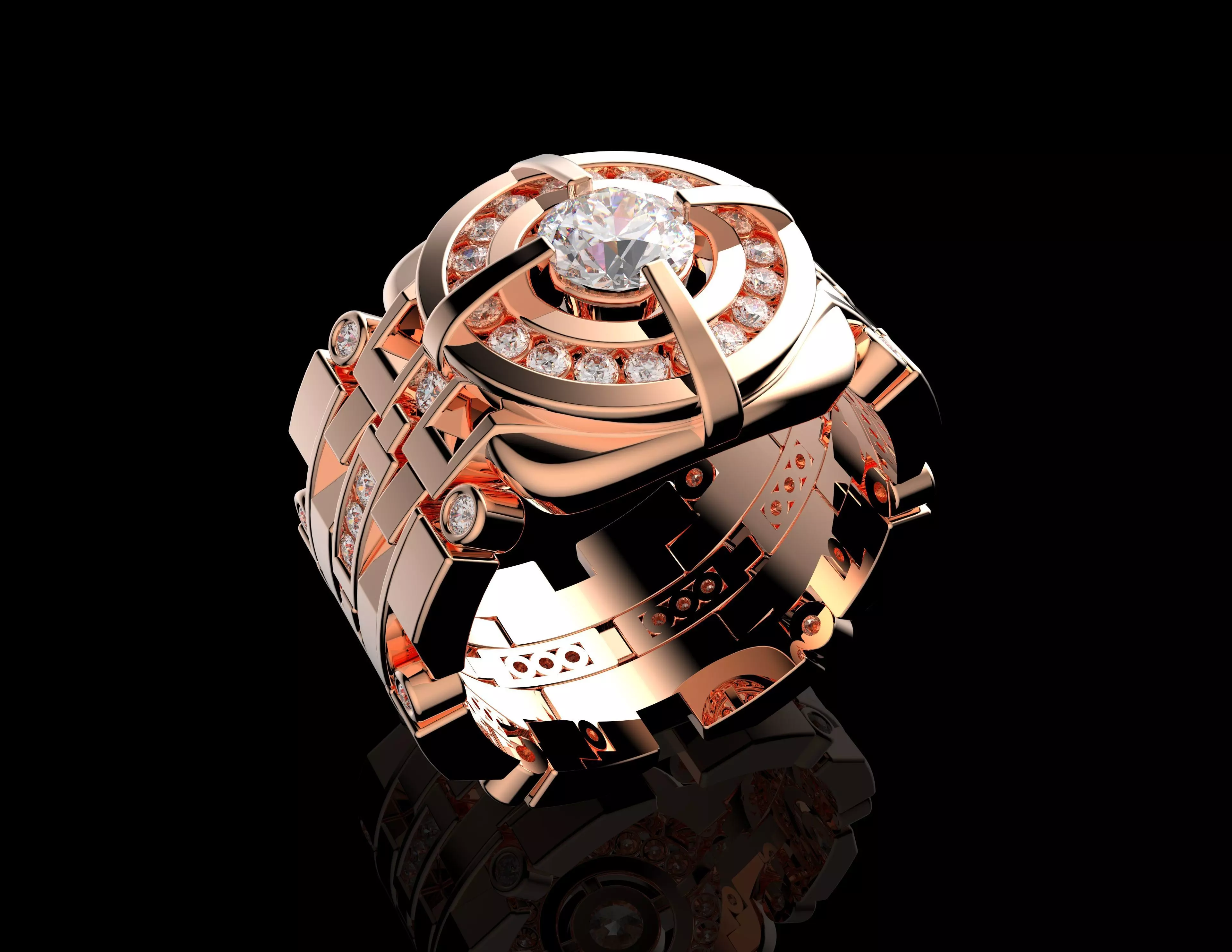 Gold N1434 3D print model_6