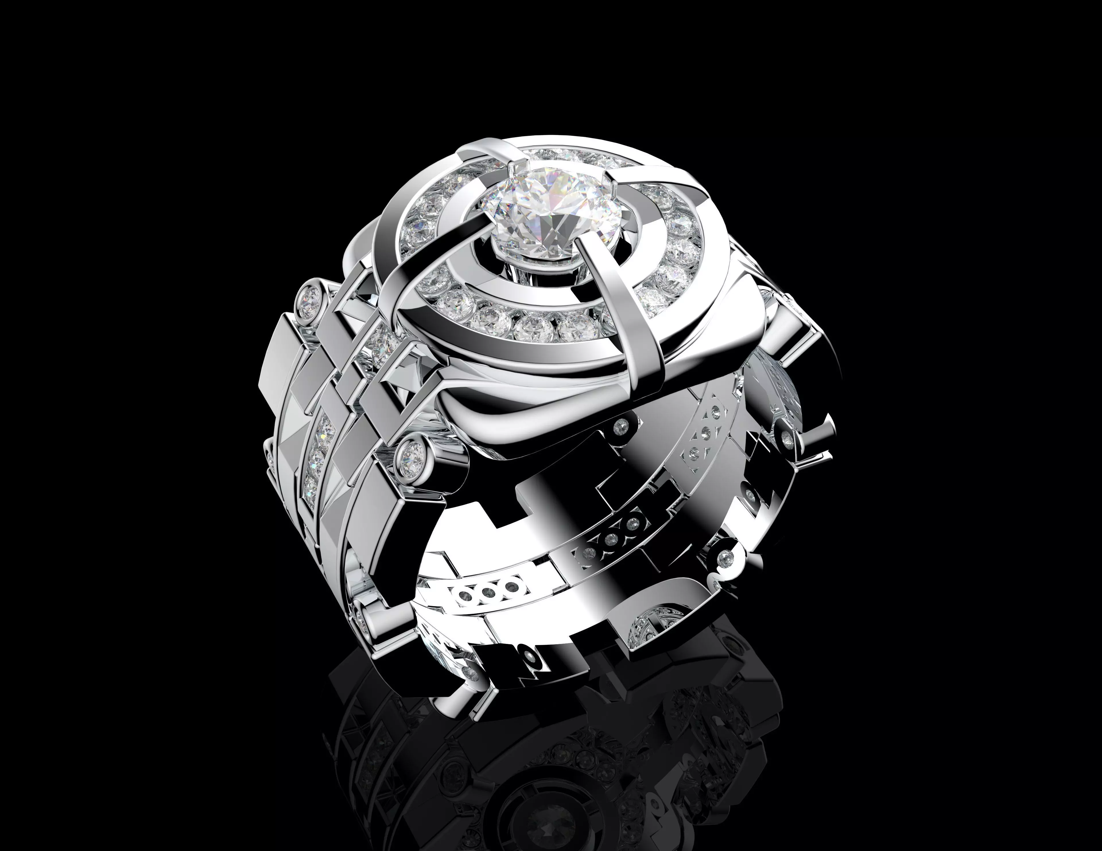 Gold N1434 3D print model_7