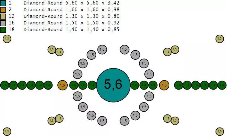 Gold N1434 3D print model_11