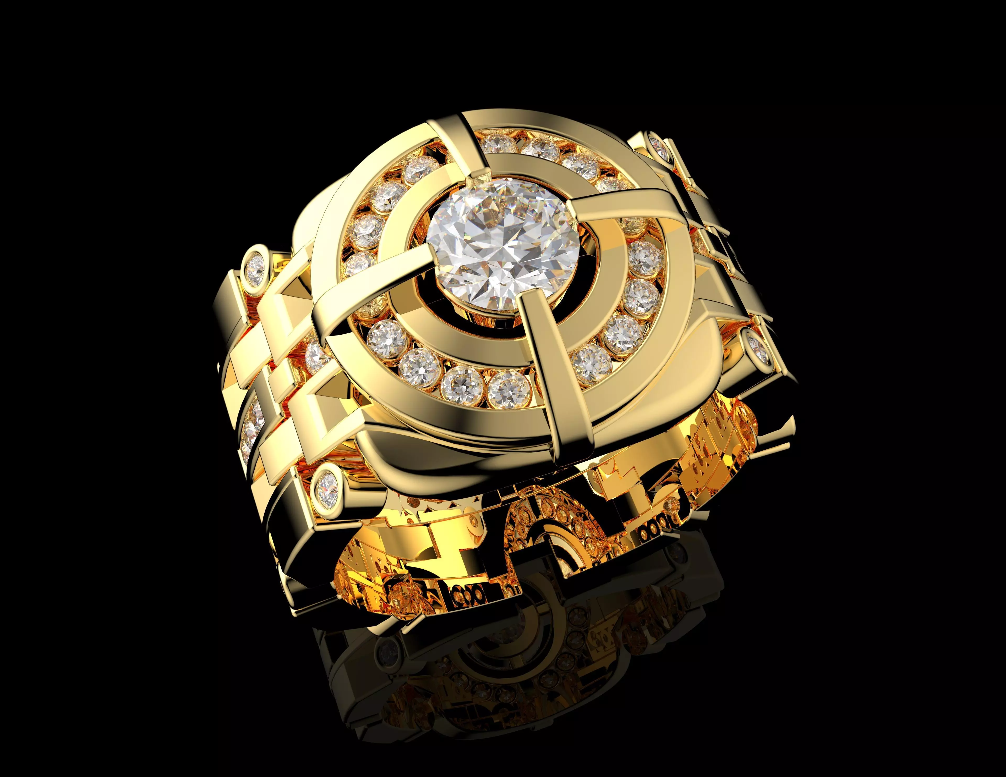 Gold N1434 3D print model_0