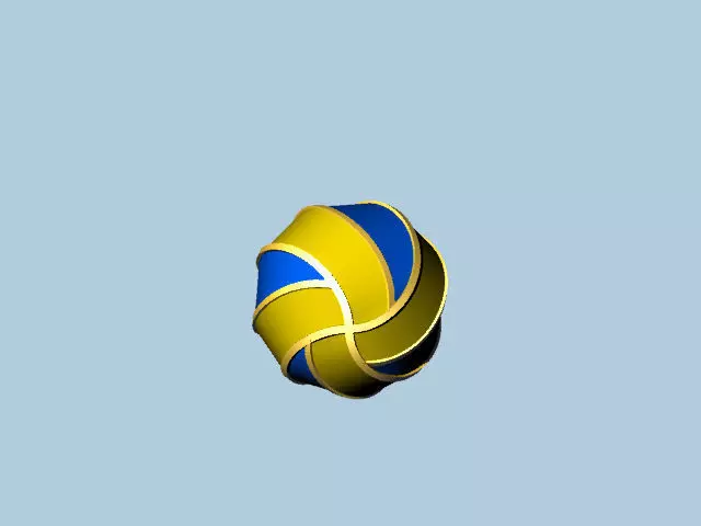 volleyball ball pendant 3D print model_0