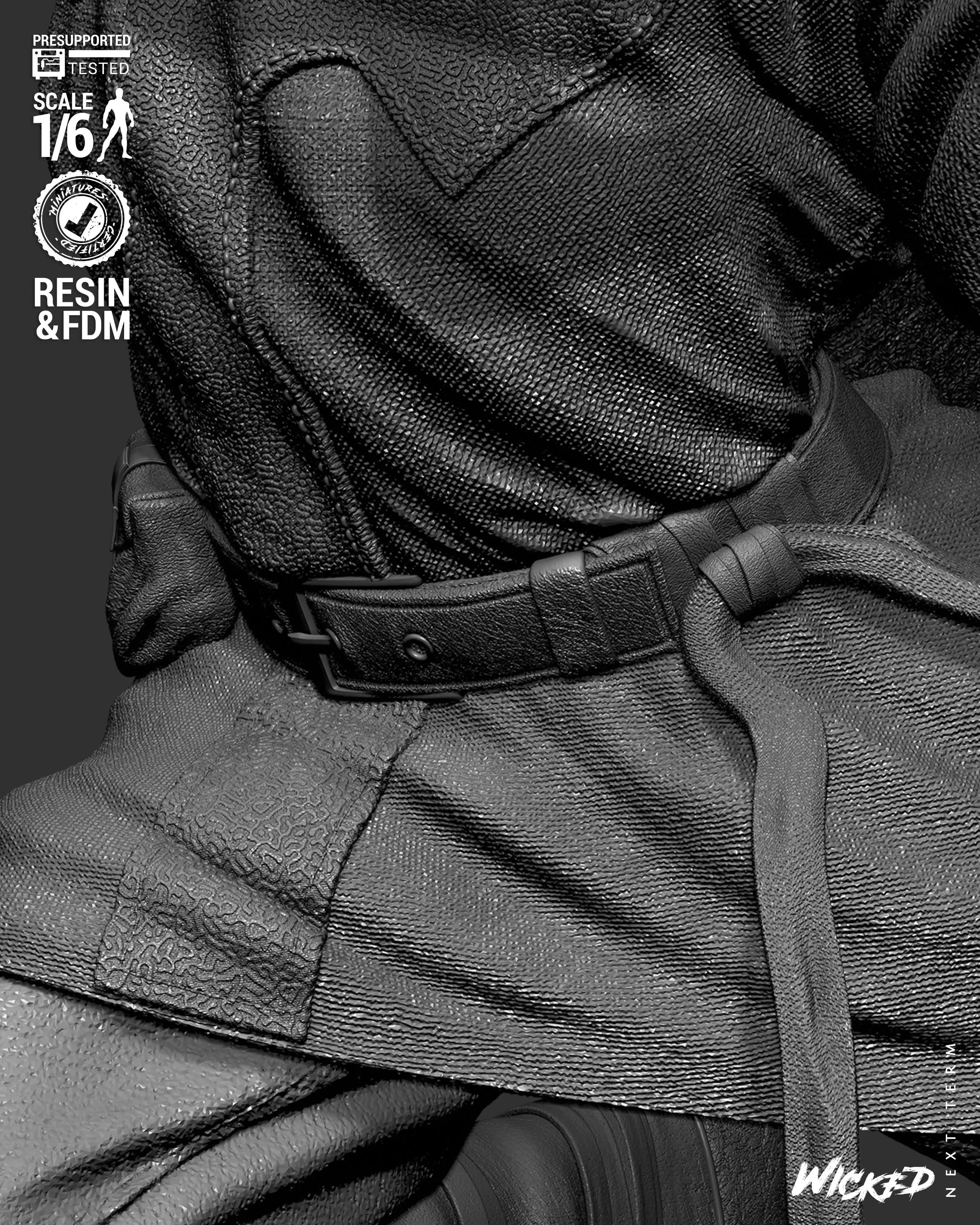 Wicked Marvel Dr Strange Sculpture 3D print model_25