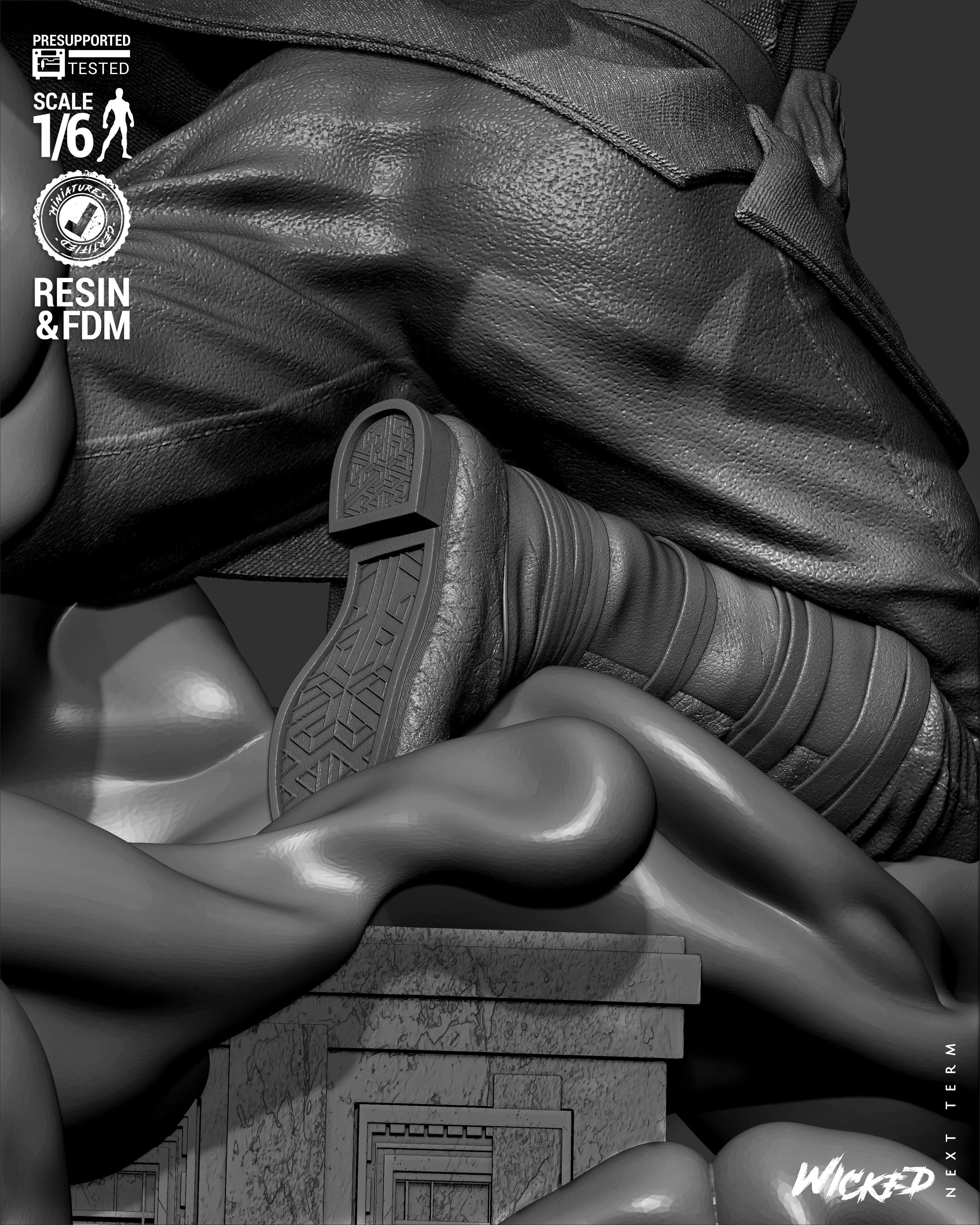 Wicked Marvel Dr Strange Sculpture 3D print model_26