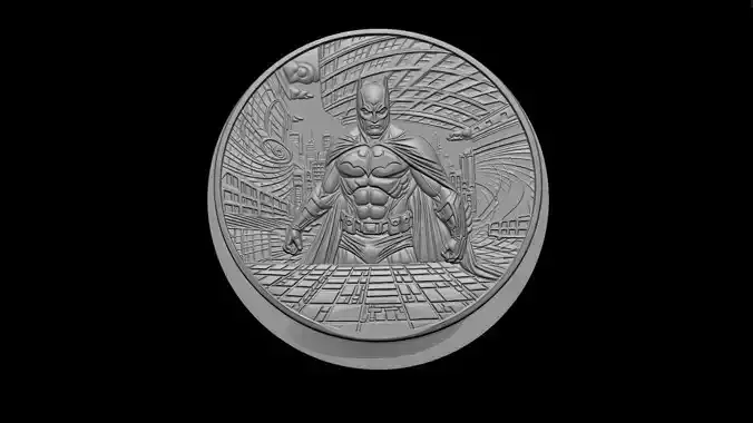 Batman Pendant for 3D Printing