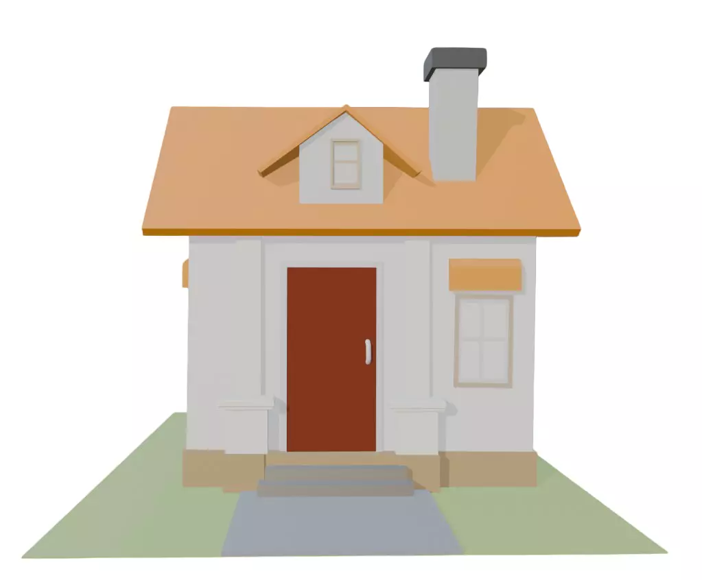 house low-poly games 3dmodel Low-poly 3D model_2