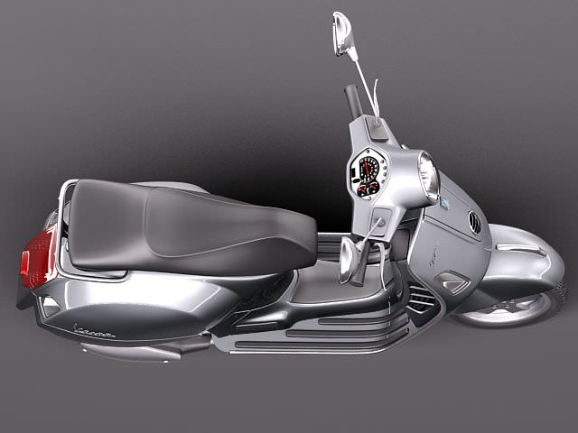 Vespa GTS 300 Super 2011 3D model_7