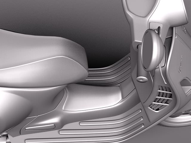 Vespa GTS 300 Super 2011 3D model_9