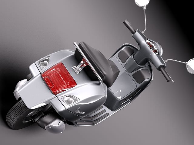 Vespa GTS 300 Super 2011 3D model_5