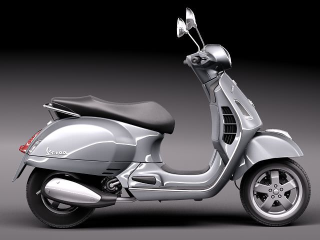 Vespa GTS 300 Super 2011 3D model_6