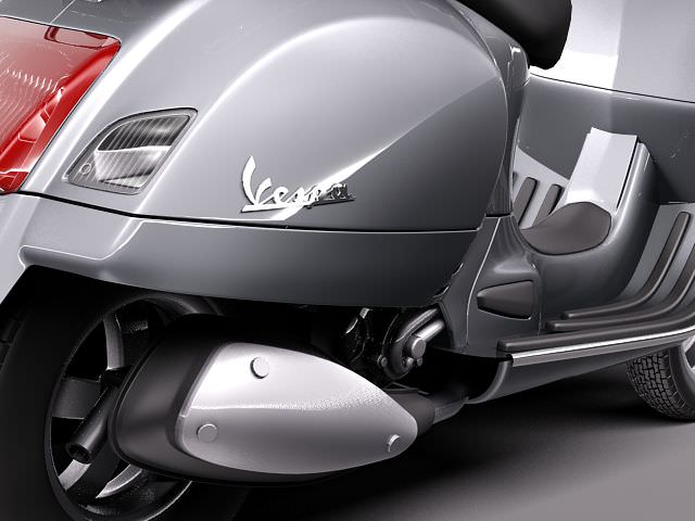 Vespa GTS 300 Super 2011 3D model_3