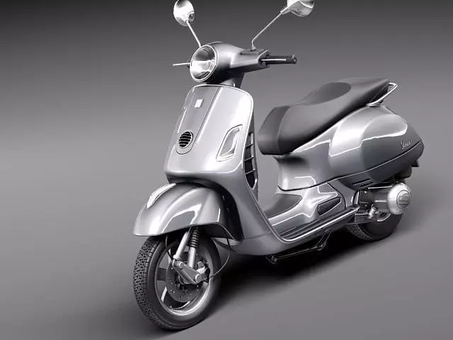 Vespa GTS 300 Super 2011 3D model_0